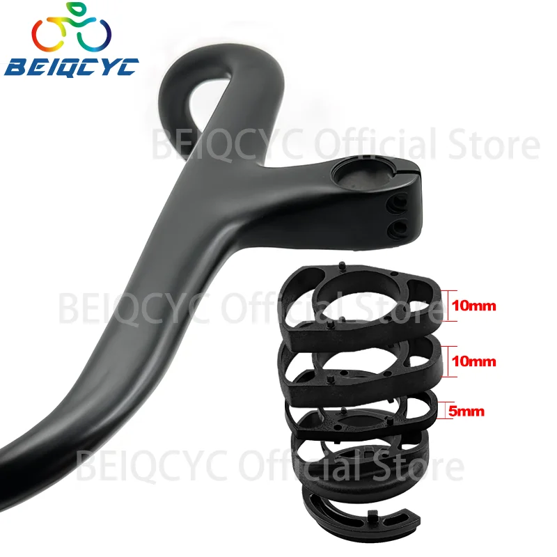 

Racing Road Bike Handlebar Bent Bar Bicycle Integrated Handlebar 400/420mm Aluminum Alloy Lightweight Drop Bar Bike Part