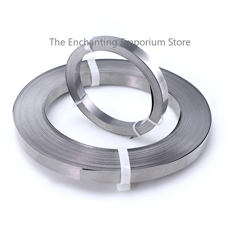 50m Flat Resistance Wires Cr20Ni80 Heating Wire Electric Nichrome Chromium Wire Industry Supplies for Vacuum Packing