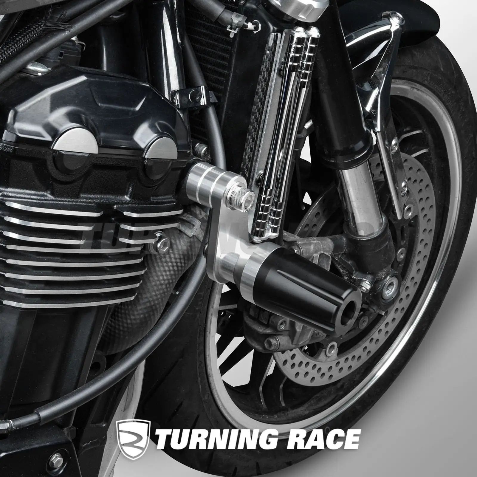 

【TURNING RACE】Frame Sliders for Kawasaki Z900 Z900RS CAFE 2017-2026, Crash Protection, High-Density Engine Guard Accessories