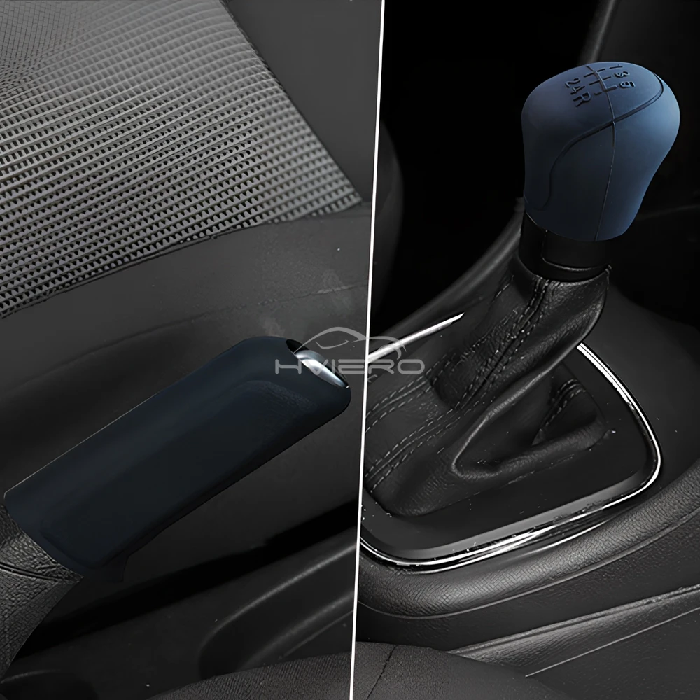 Car Hand Brake Covers Soft Auto Manual Silicone Shift Glove Gear Head Knob Cover Handbrake Sleeve Case Skin Protector Universal