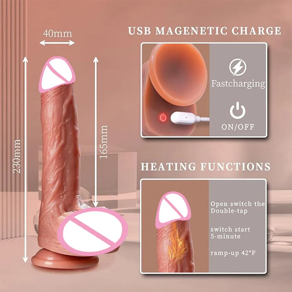 كبير القضيب Thrusting دسار هزاز الجنس لعب للنساء واقعية ديك مزدوج الاختراق الشرج الاستمناء آلة الجنس الكبار