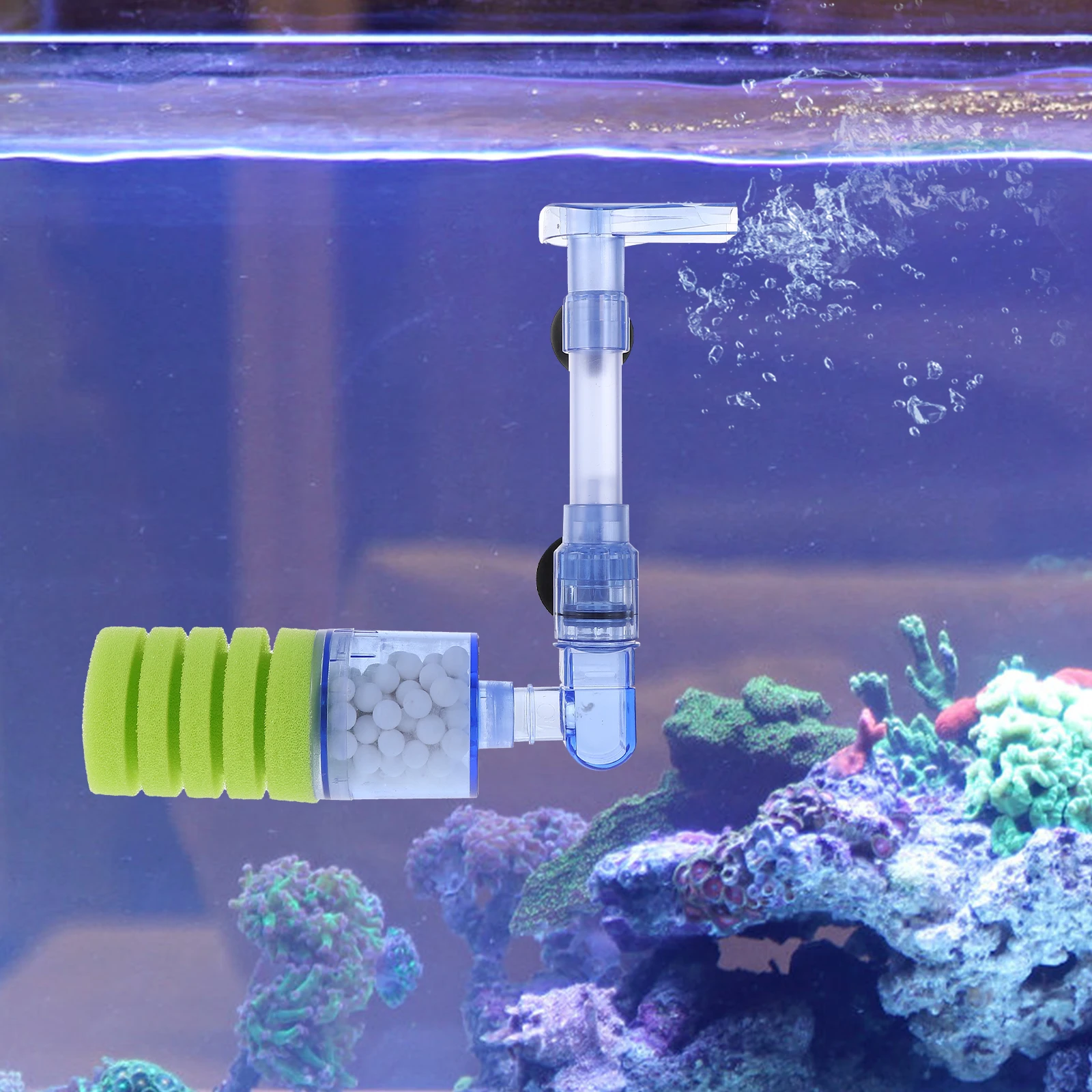 

Quiet Aquarium Sponge Filter Fish Tank Biochemical Filter Aeration Oxygenation Fish Tank Supplies Fish Filter Aquarium Filters