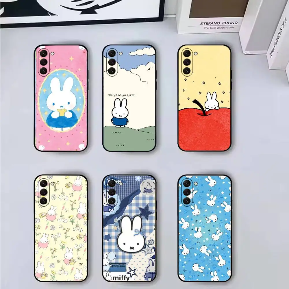 

Cute M-Miffy Rabbit Kawaii Phone Case Silicone Soft For Samsung Galaxy A73,A72,A71,A70,A53,A52,A51