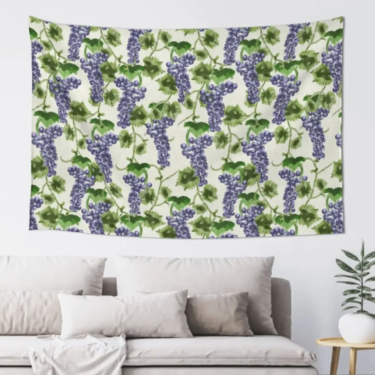 

Bunch of Grapes Country Pattern Tapestry Cute Decor Home Decorating Tapestry