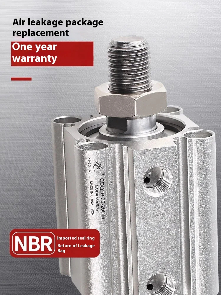 Xingchen Pneumatischer ACQS Dünner Zylinder Außenzahn CDQ2B-50/63/80/100*15*20*25*30*40DM