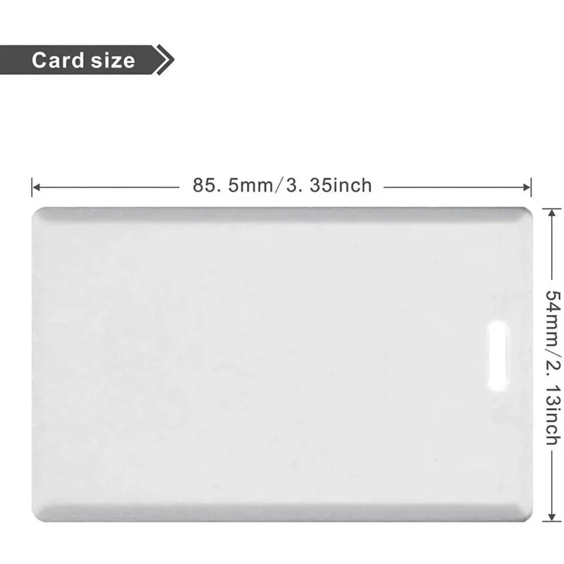 書き込み可能な書き込み用の厚いカードホルダー,10個,125khz rfidラベル,傾斜可能な書き込み,アクセス制御用,1.8mm