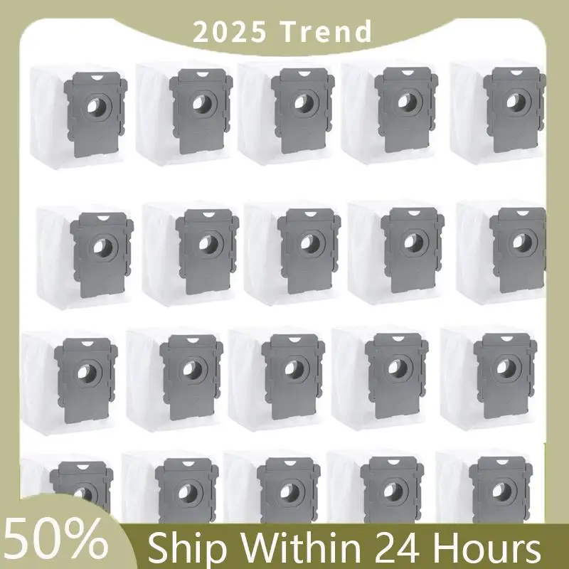 20 Pcs Replacement Vacuum Bags Compatible For Irobot Roomba I1+ I3 I3+ I3 Plus I4 I4+ Series Disposable Dust Bag