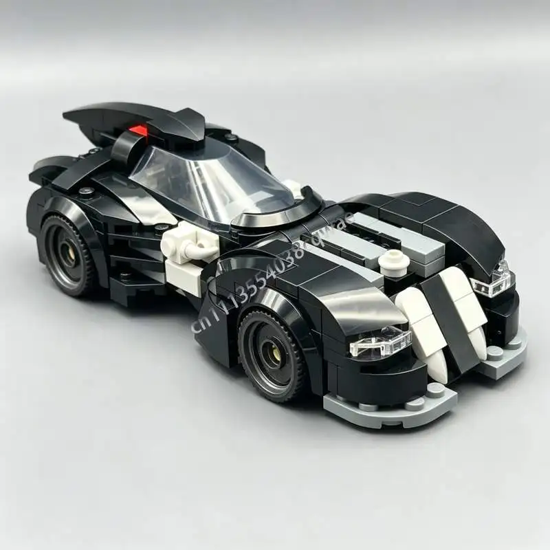 NEW 244PCS MOC Dark Knight Car Model Custom Puzzle Building Blocks DIY Assembly Educational Creative Toy Gift Collection Display view 2