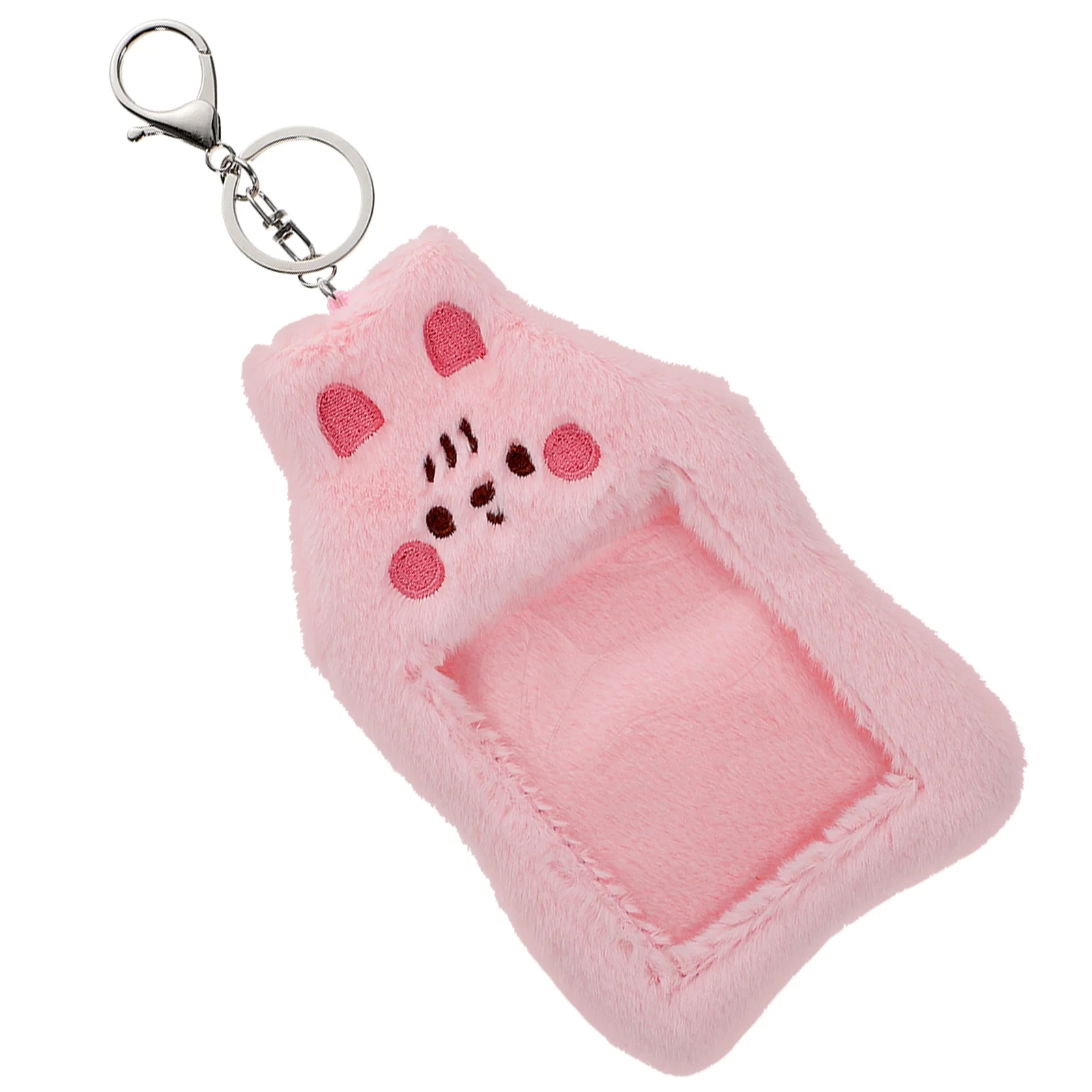 Cat Enrichment Toys Plush Card Holder Decoration Reusable Keychain Postcard Student Favors