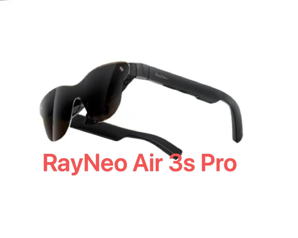 Óculos AR inteligentes RayNeo Air 3s Pro, som surround 3D visualização HD de 135 polegadas, brilho de 1200Nits