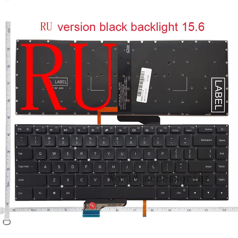 SP/RU/US English New Backlit Keyboard for Xiaomi Mi notebook Pro 15.6 inch air 9Z.NEJBV.101 NSK-Y31BV 171501 mx250 TM1701 181501