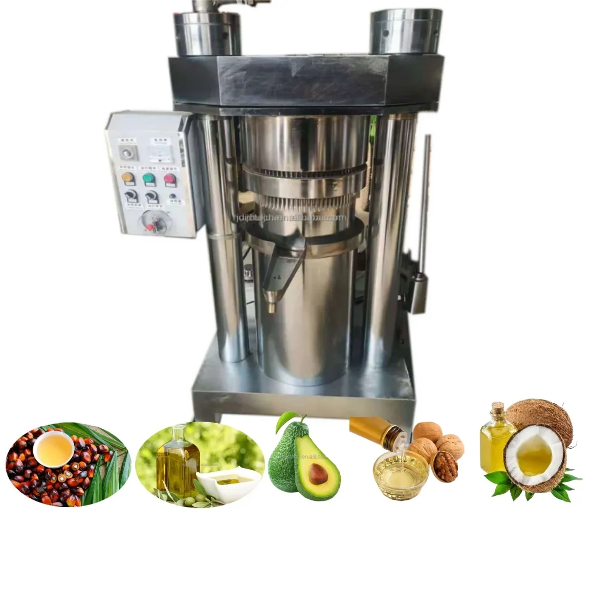 15kg/h High Output Fully Automatic Hydraulic Oil Pressing Machine for Olives, Palms and Avocados HJ-HN50