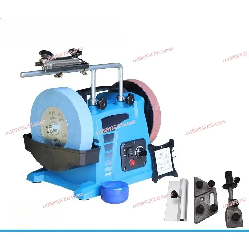 8 Inch Water Cooled Multi‑Function Knife Sharpener Adjustable Speed Grinder Low Speed Polishing Machine
