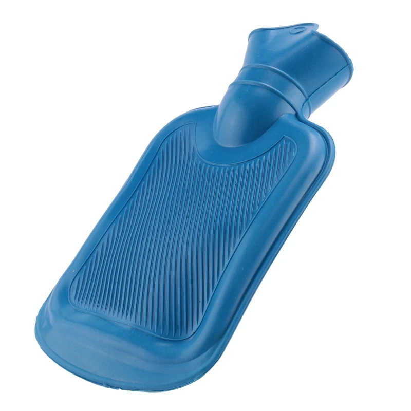 Thick Hot Water Bag Rubber Winter Warm Hot Water Bag Hand Warmer Girls Pocket Hand Feet Warm Water Bottle, 2 Pack 500ML