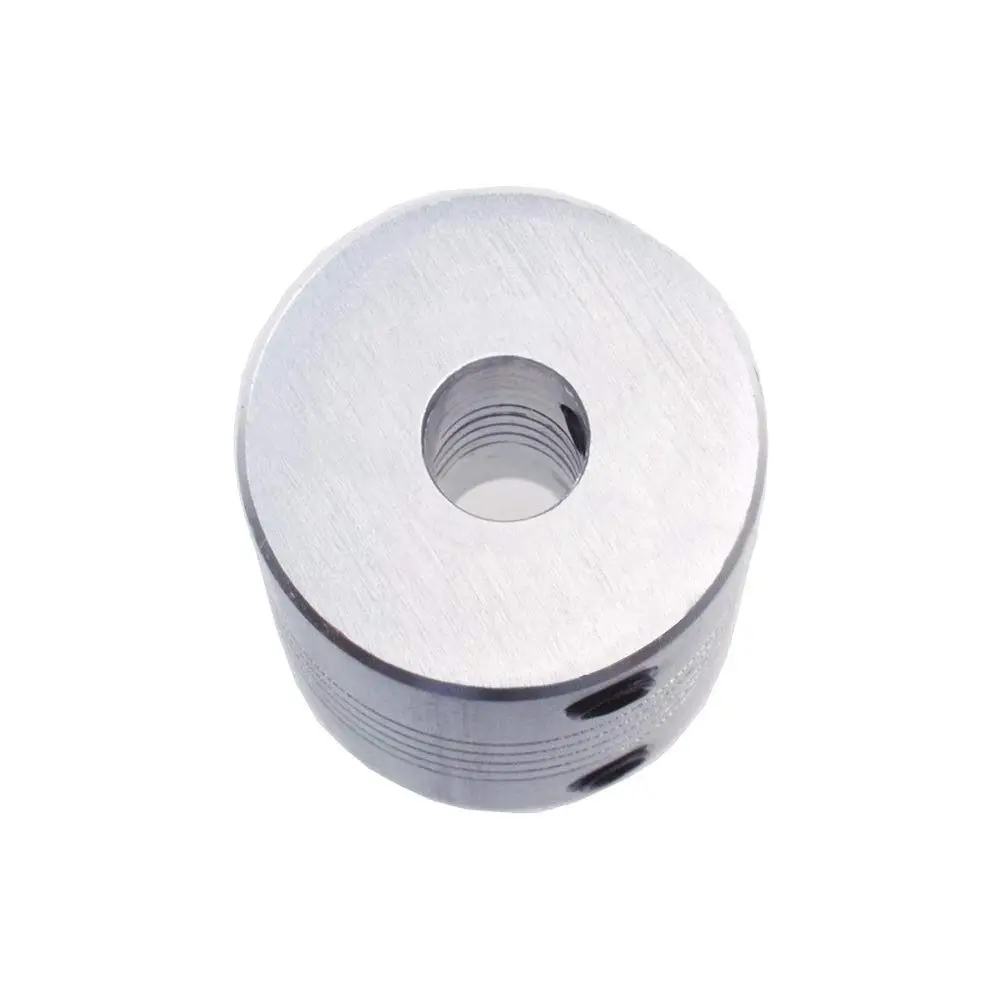 1Pcs D19xL25 Flexible Shaft Coupling Aluminum Alloy 3-10mm Bore Stepper Motor Coupler Smooth Surface Z-Axis Motor Shaft Coupler