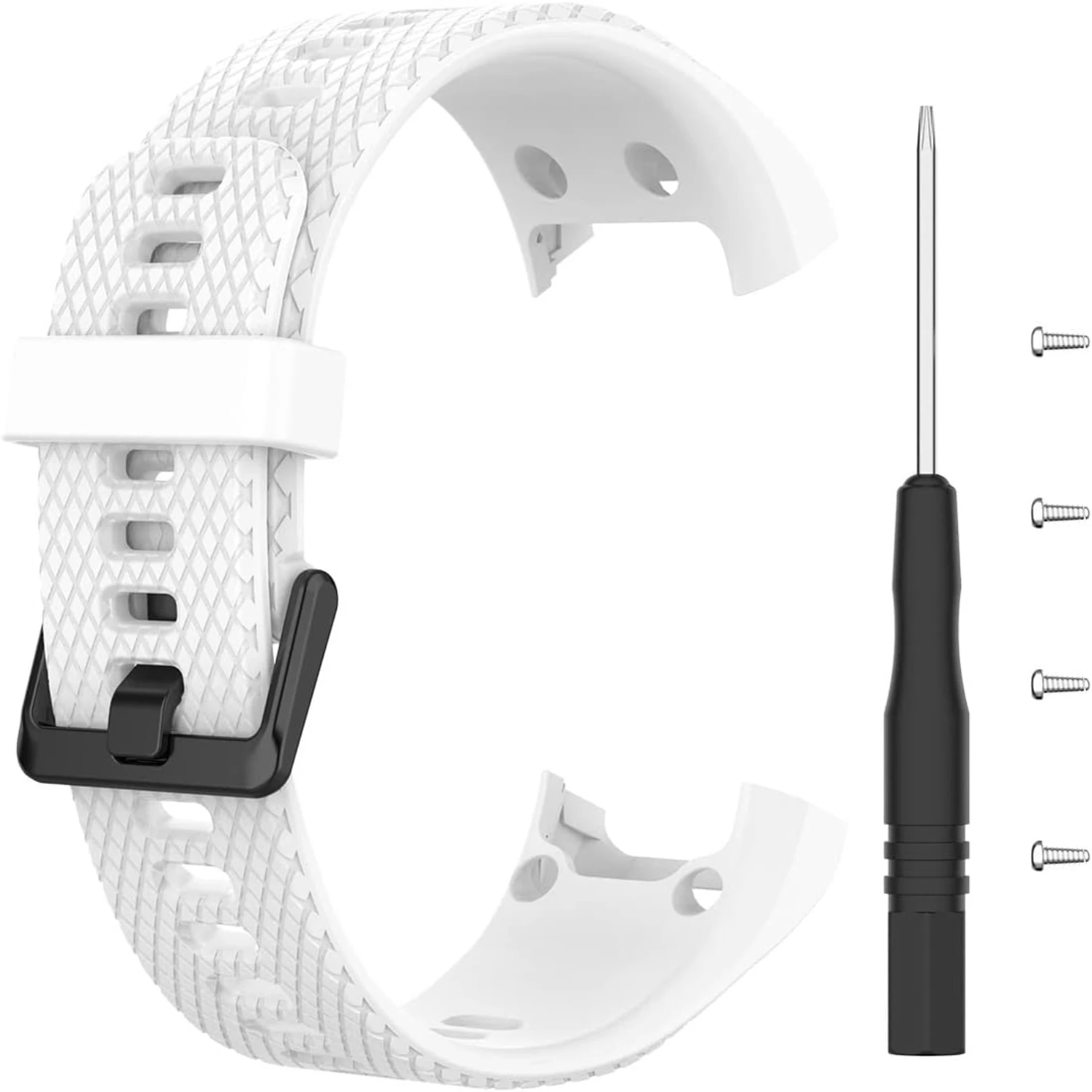 Eleve su rutina de fitness con esta elegante y de una correa de reloj deportivo de silicona de alta calidad para su rastreador de ejercicios Vivosmart HR. Le