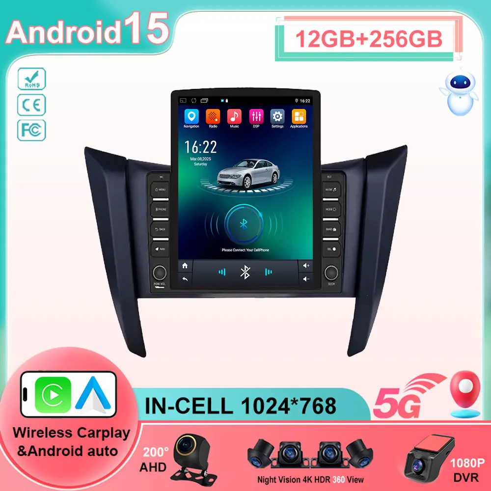 Android 15 Car Radio 9.7 For Nissan Navara NP300 D23 IV 4 Frontier 2017 - 2021 Multimedia Stereo Video Player NAVI GPS  WIFI