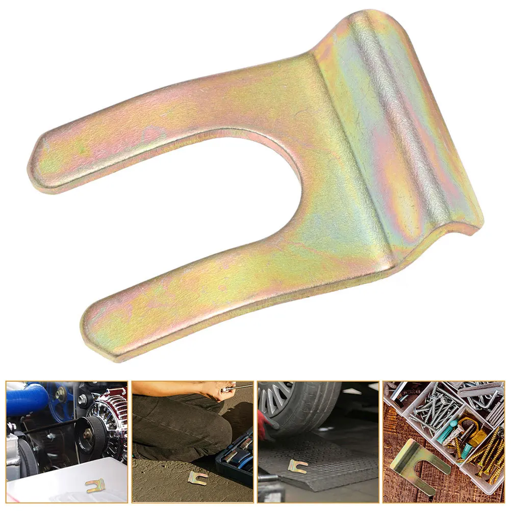 

6Pcs Brake Line Clamps Heavy Duty U-Shaped Iron Clips for Secure Fixing Car Oil Pipe Retainer Positioning Holder Metal Pipe