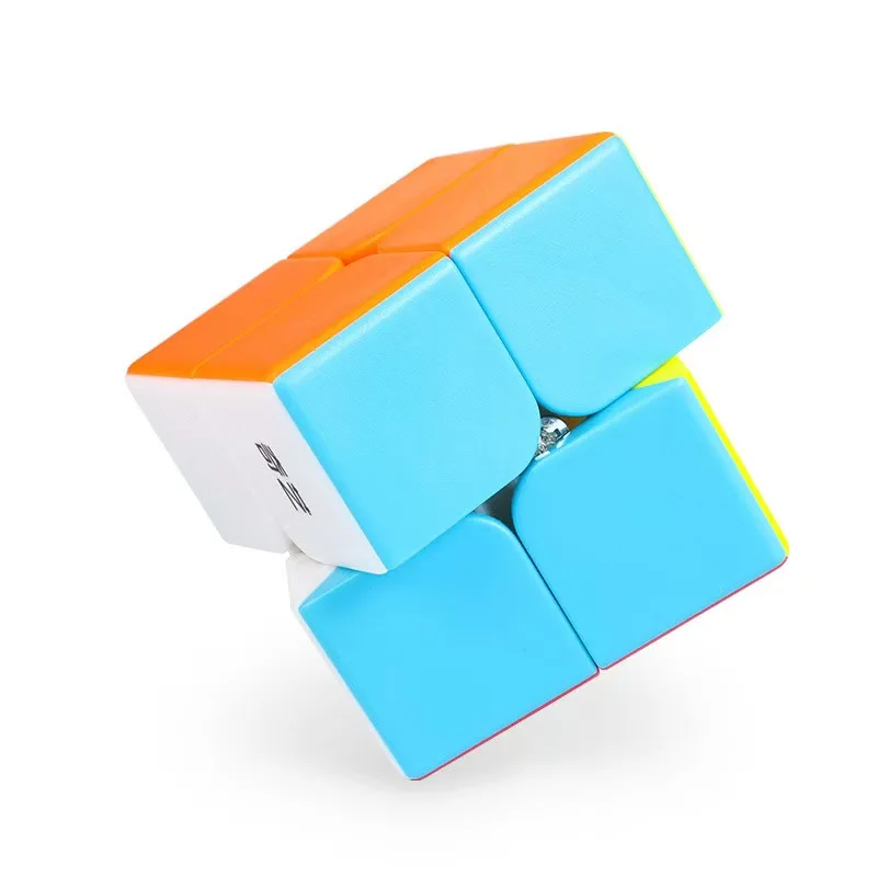 QIYI 2x2 Cube magique professionnel Puzzle de vitesse 2 × 2 enfants jouet livraison gratuite enfants jouets éducatifs Cube magnétique jouet éducatif