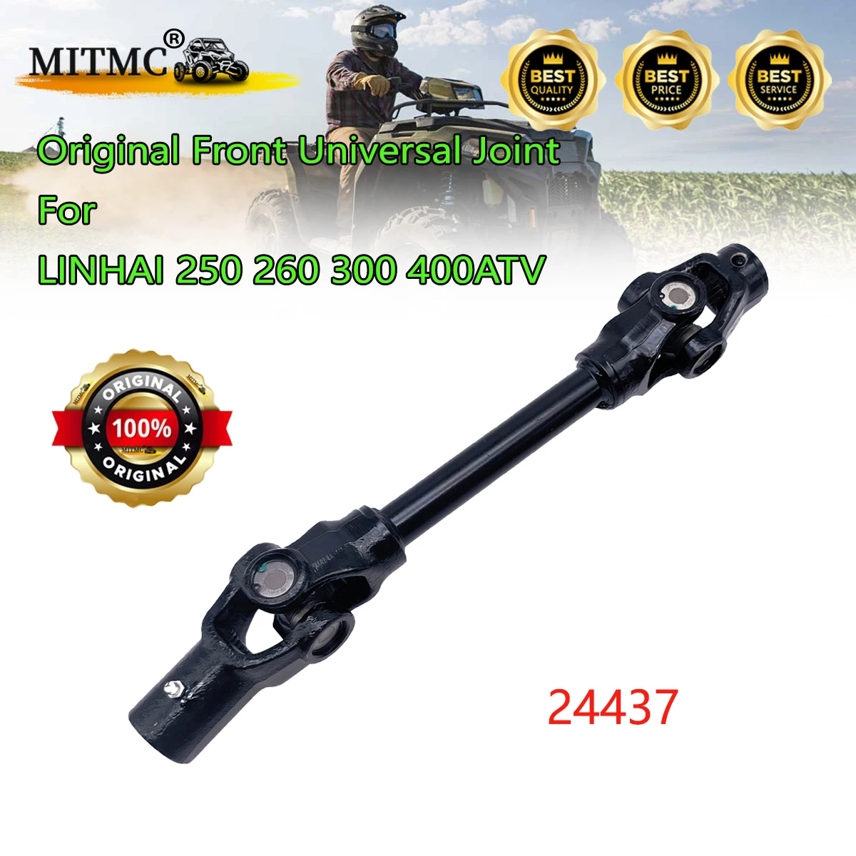 

Original Front Universal Joint For LINHAI 250 260 300 400ATV QUAD O KART 24437