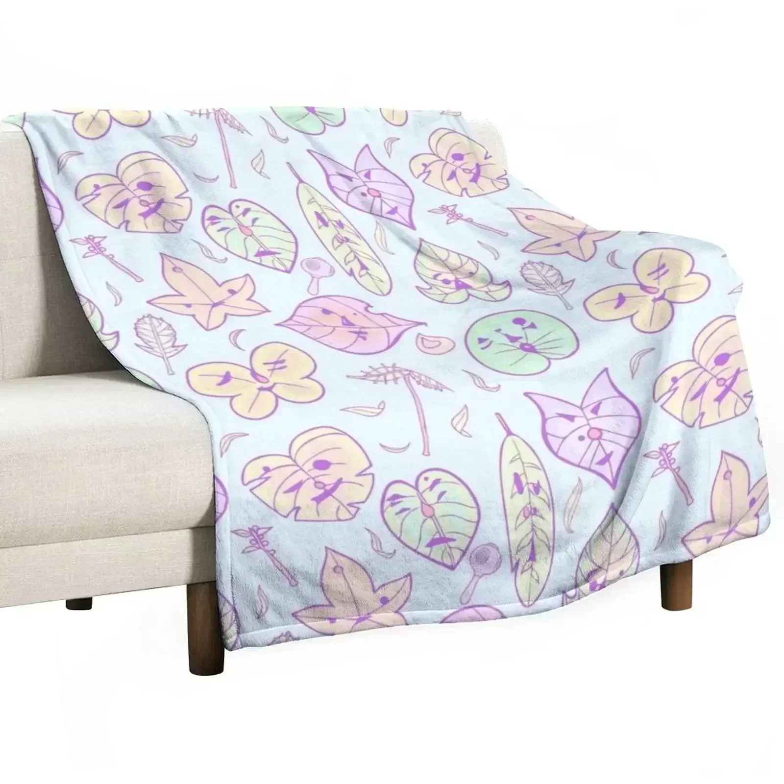 Hestu's Friends (Blue Ver.) Throw Blanket Quilt Nap Soft Big Blankets