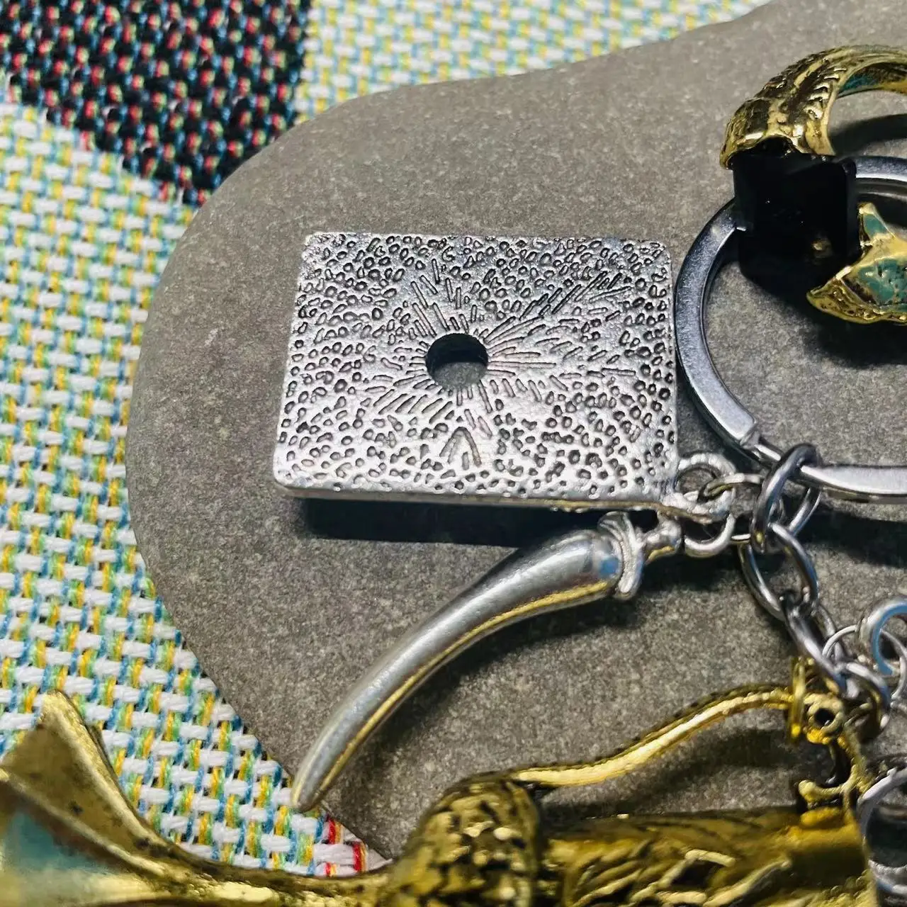 Horcrux Combination Keychain Locket Cup Eagle Diary Rings Pendant Key Chain Halloween Cosplay Accessory Christmas New Year Gift