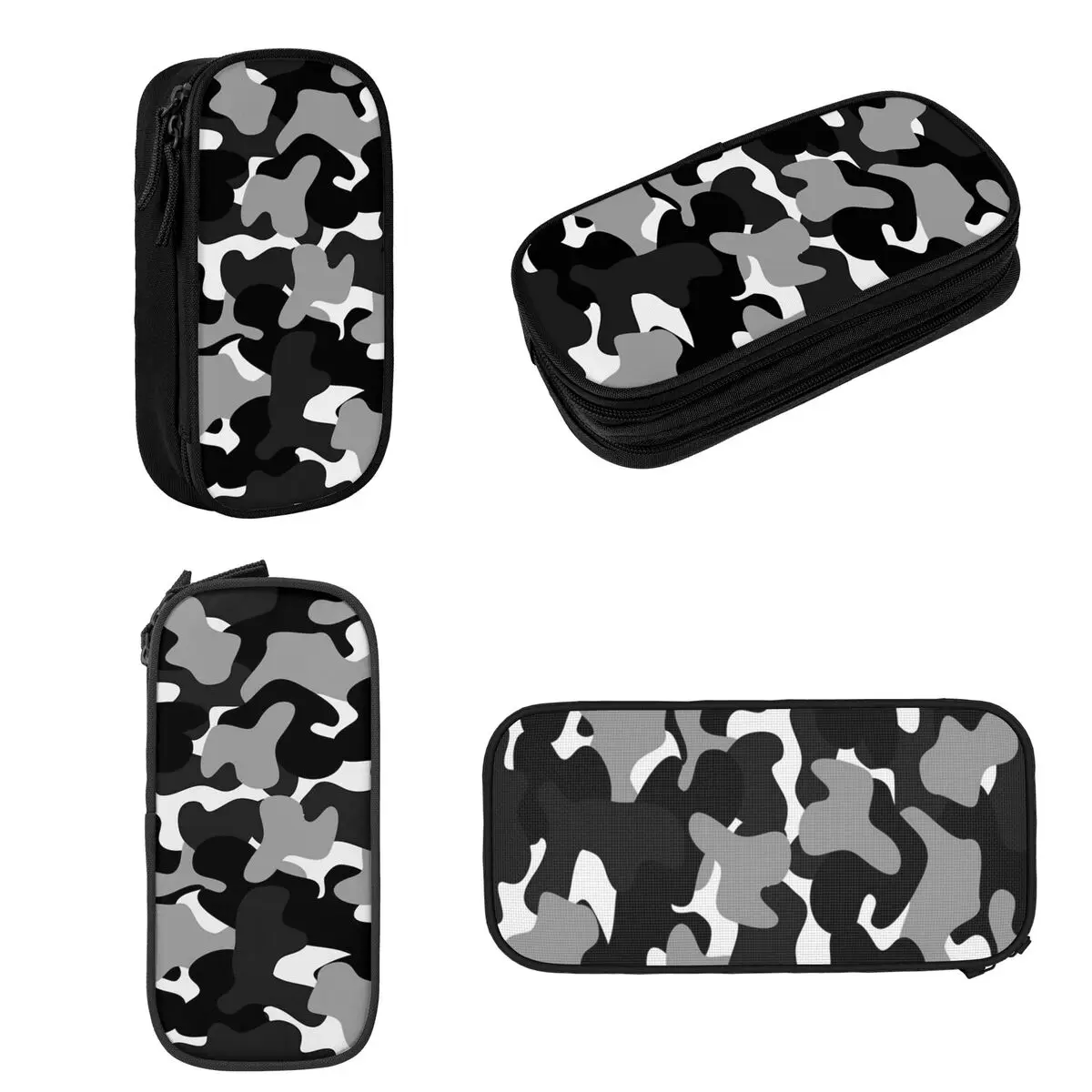 Camouflage Pattern Military Army Background Camo Pencil Cases Big Capacity Pen Bags Pen Box Pencil Pouch For Boys Girls Students