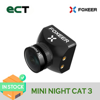 Foxeer Mini Cat3 micro Cat 3 Night Flight 1200TVL StarLight FPV Camera 0.0001lux 1/3'' Sensor 16:9 4:3 P/N Switchable for FPV