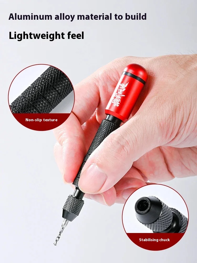 Hobby Model Craft Tool Wiertarka ręczna z podwójnym łożyskiem Płynne obracanie Lekka konstrukcja Do narzędzi do budowy modeli