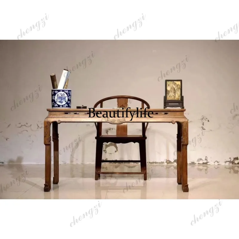 Old calligraphy table writing desk old-fashioned desk book case desk Chinese old