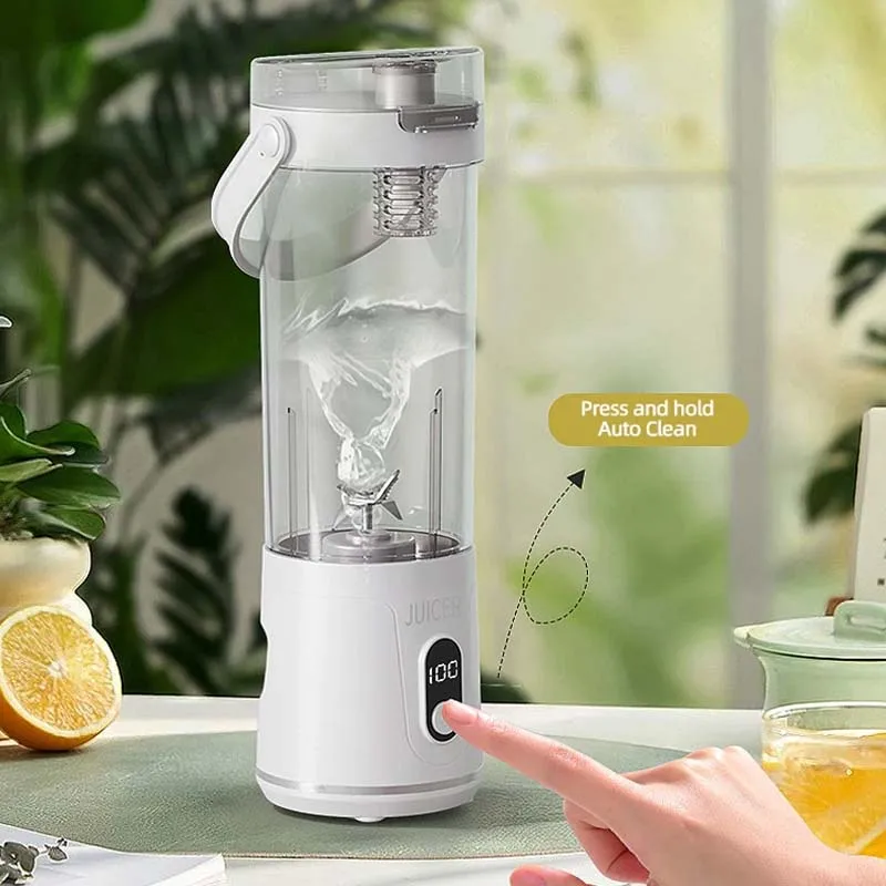 New Design Mini Portable Battery Electric Fruit Citrus Juicers Extractor Machine Usb Rechargeable Portable Smoothie Blender