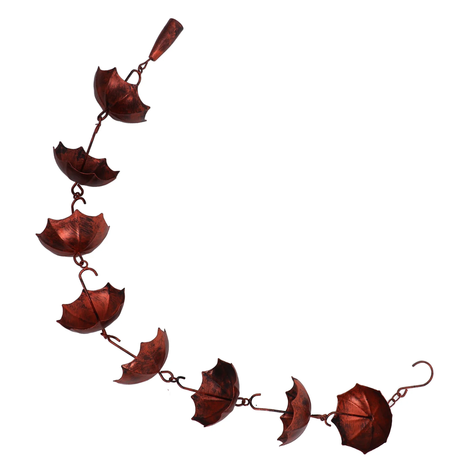

Rain Chain Bell Gutter Downspout Chains Decorative Wind Chime Catcher Long Durable Iron Functional Practical