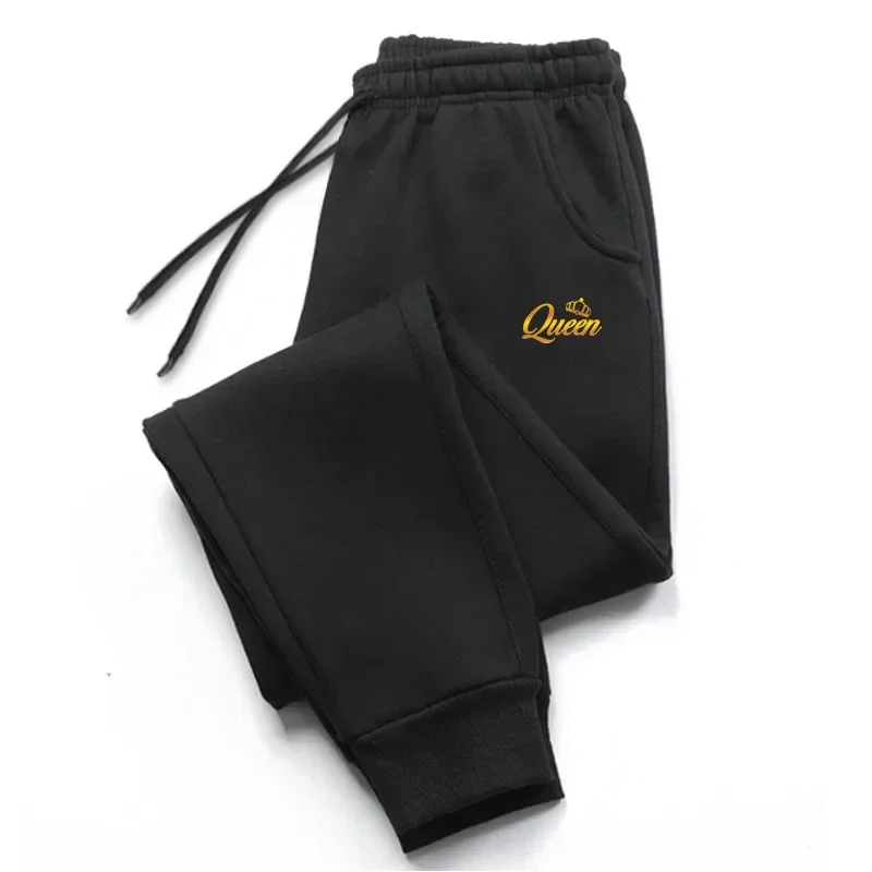 King Printing Womens Sweatpants Casual Pants Outdoors Fitness Jogging Sports Trousers Daily Pants Fashion Versatile Streetwear