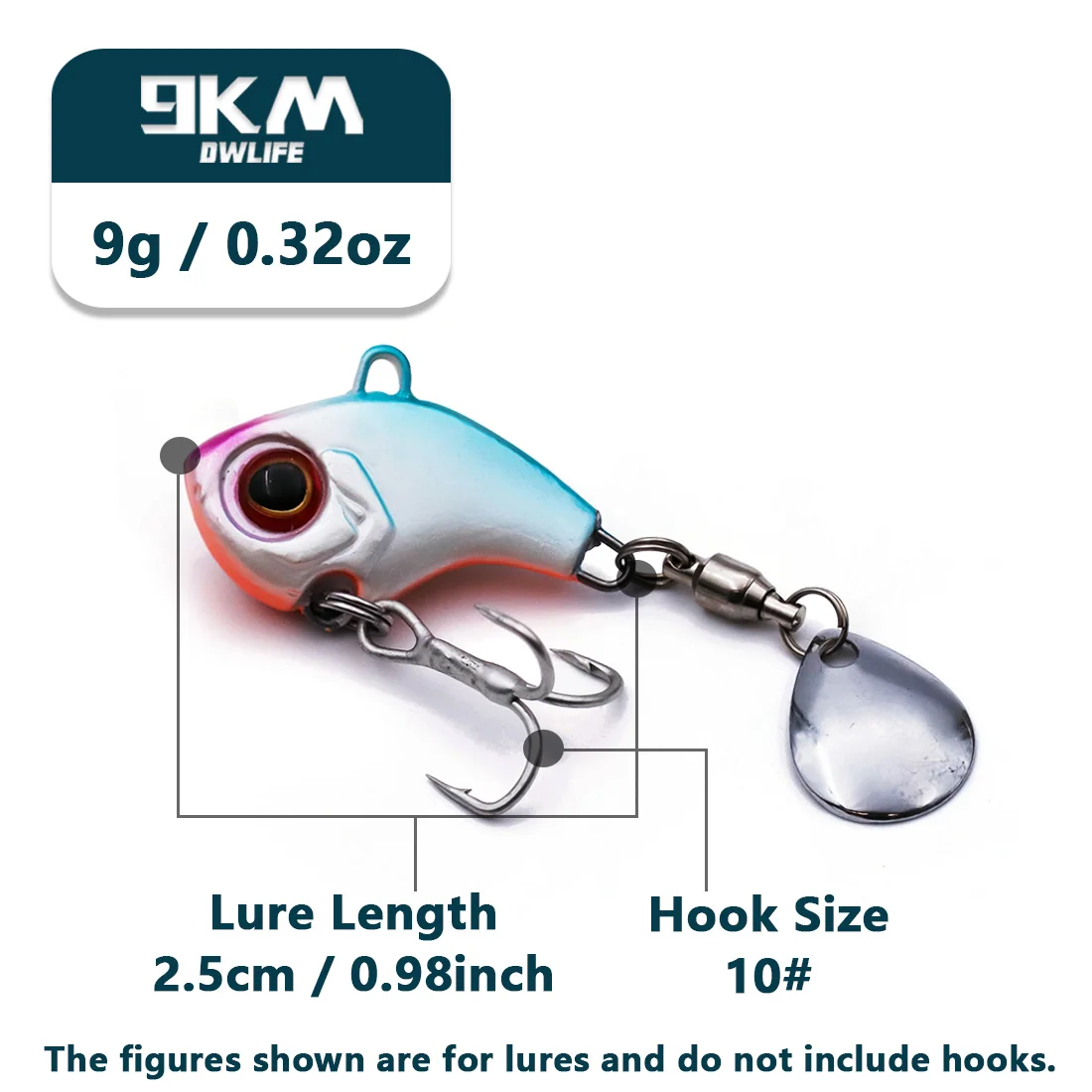 VIB Angelköder, Schwanzspinnköder, Crankbait-Köder 7~21g, Angellöffel-Köder, Blattköder, sinkende Köder, Bass-Angeljigs, Angelköder-Zubehör
