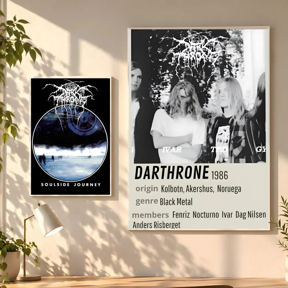 Classic D-DarkthroneS Band Poster Creative Room Art For Dorm Bedroom Study Apartment Home Gift