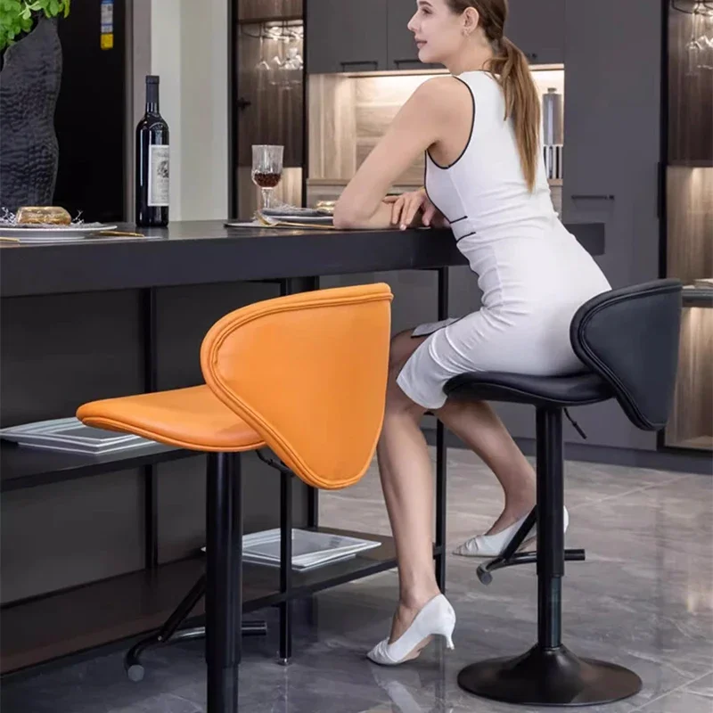 Gaming Adjustable Bar Chair Ergonomic Long Make Up Modern Living Room American Garden Bar Stool Vanity Cadeira Salon Furniture