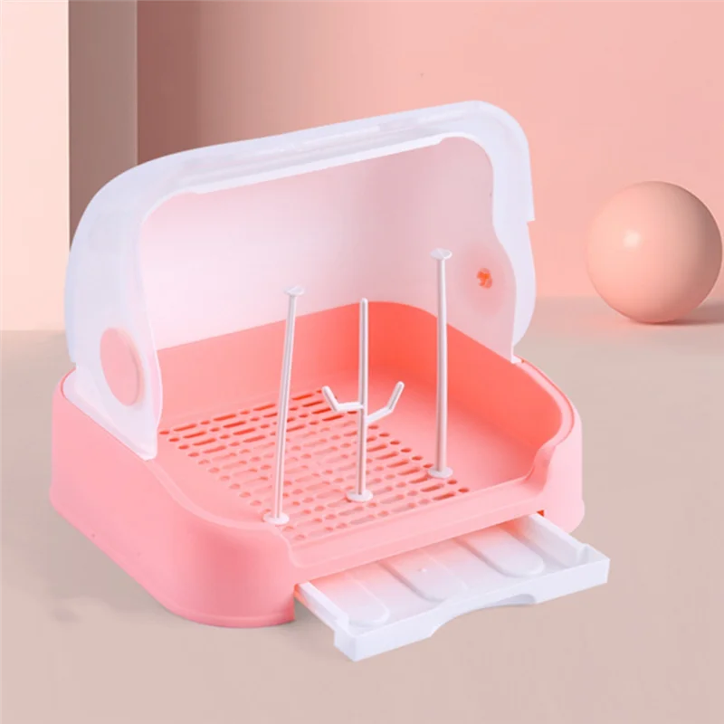 Water Bottle Drying Rack Terrarium Fogger For Baby Bottles Accessories Dryer Glass Containers Holder Storage Box B