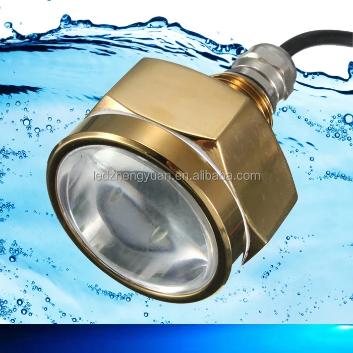 Ultra Heldere 27 W RGB Led Boot aftapplug led onderwater boot licht Water proof Marine 12 volt led verlichting ip68