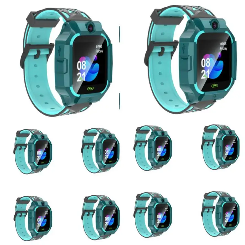 Kids Smart Watch Sim Card LBS Tracker SOS Camera Children Mobile Phone Voice Chat Math Game Flashlight Kids Smart Watch