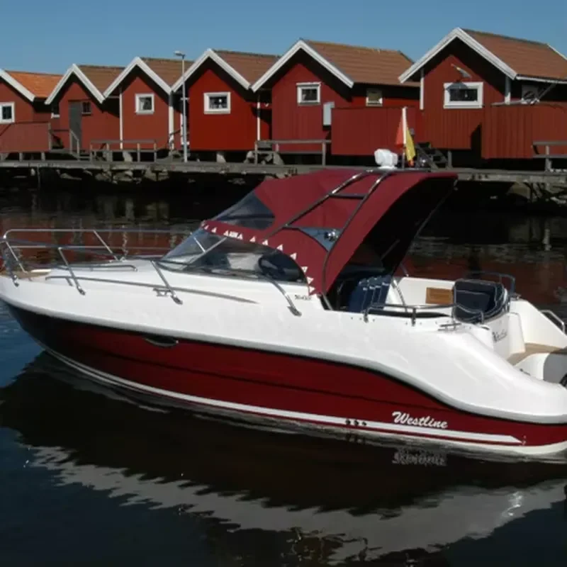 for Grandsea HD-700 New 7m White Fiberglass CE Certified Multipurpose Outboard Cruising Yacht with 1 Year Warranty for Sale