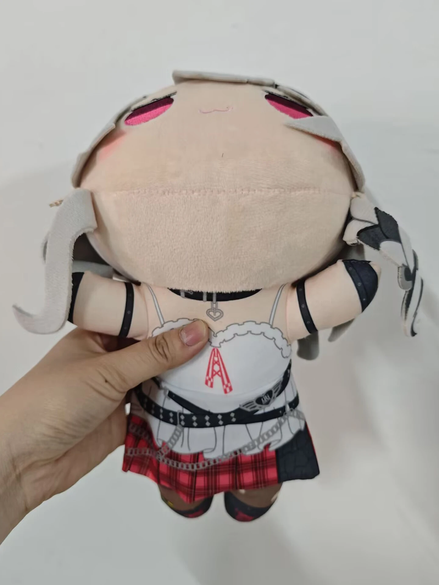 Novo bonito japão anime hololive sakamata chloe deitado grande pelúcia travesseiro boneca 26cm crianças brinquedos meninas presentes