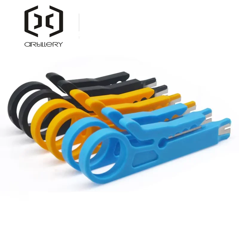 Simple three color wire stripping knife crimping pliers crimping tool wire stripping knife multifunctional tool wire cutting mul