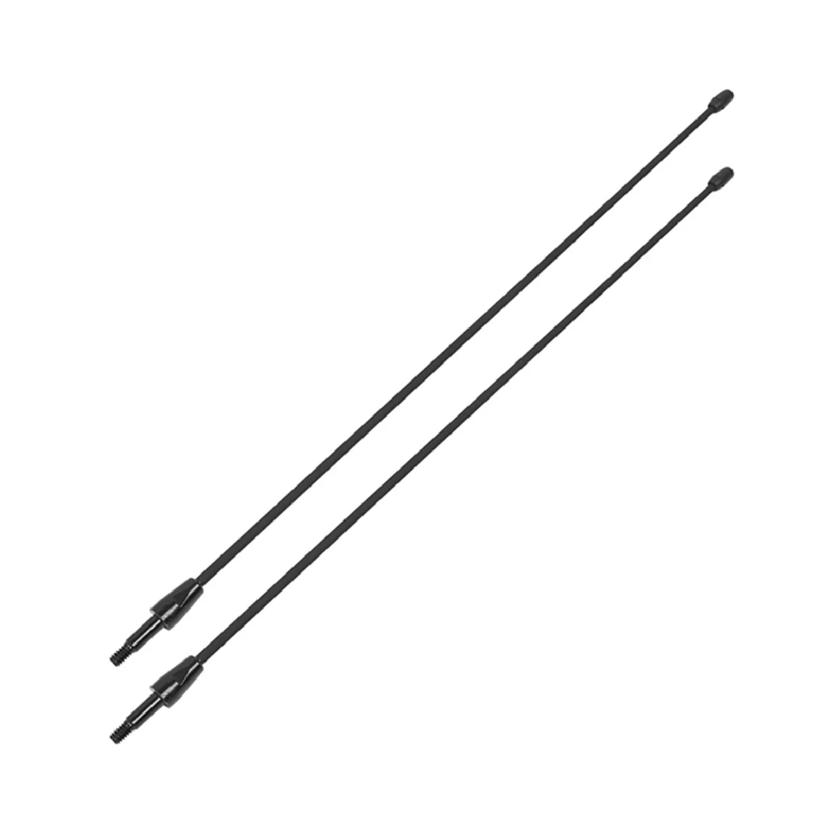 2PCS 13Inch Black AM FM Antenna Mast for 1979-2009 Car