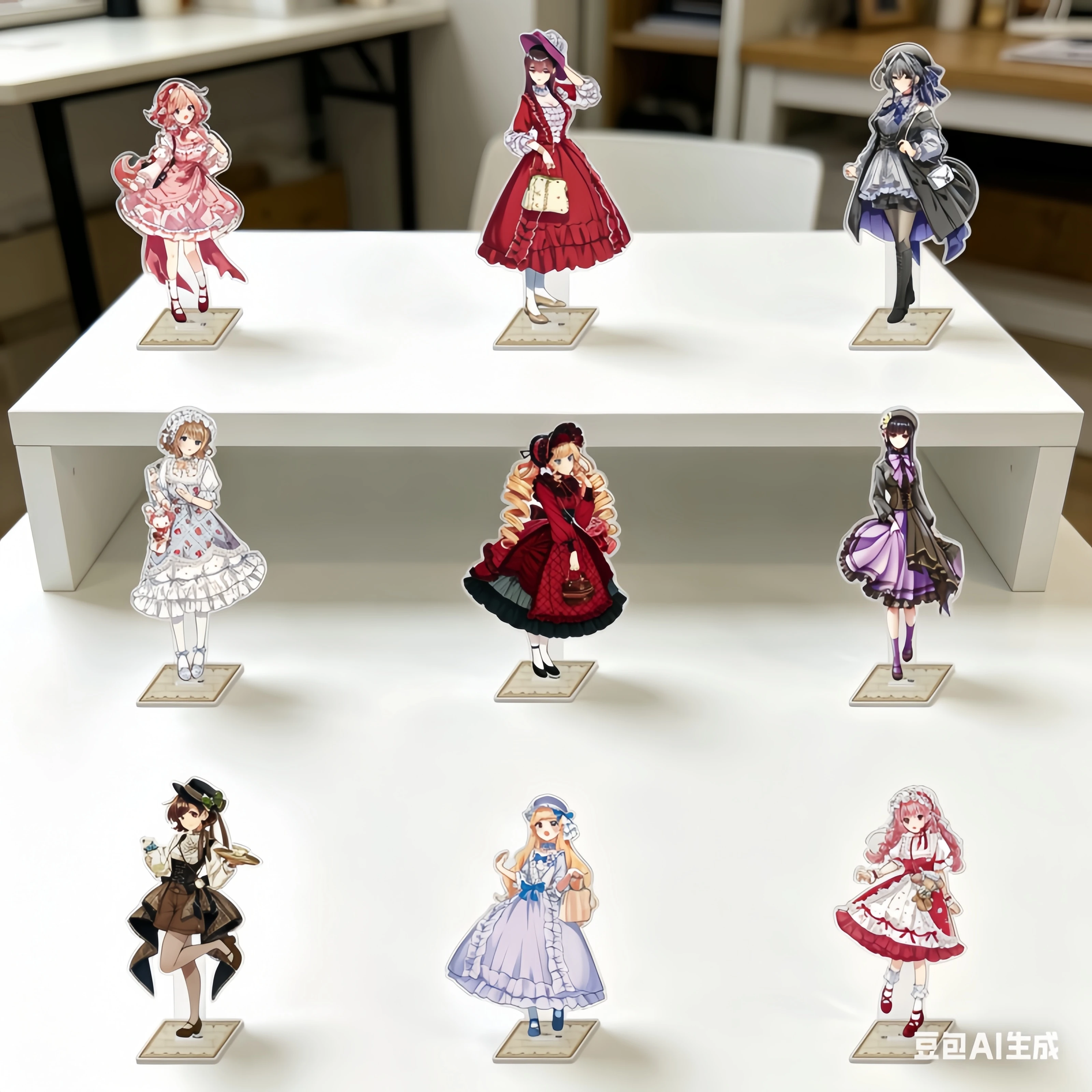 Whisper Me a Love Song Anime Acrylic Stand Himari Kino Himari Kino Afternoon Tea Ver. Prop Decor Cartoons Gifts 15CM Keychains