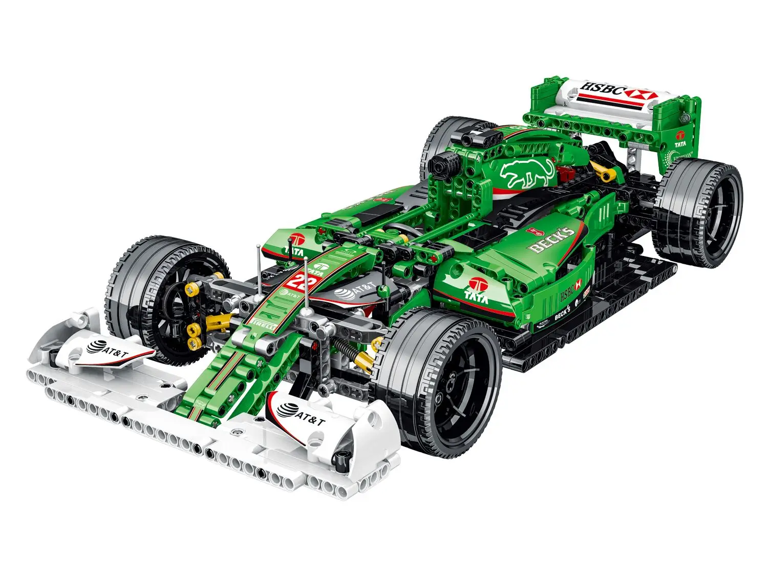 MORK 1116szt Techniczne klocki konstrukcyjne Samochody Formuły F1 Sportowy samochód wyścigowy MOC Supersamochód Zestaw modeli Klocki Zabawki dla dzieci Chłopcy Prezenty