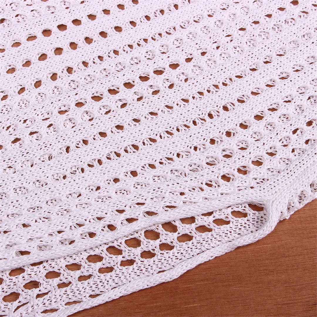 S - XL Rückenfreie, ausgehöhlte, gestrickte, gehäkelte Tunika, Strand-Überwurf, Strandkleid, Strandmode, Damen V3660 – Detail 21