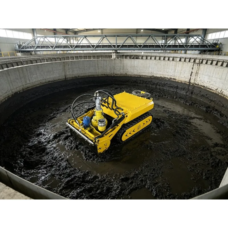 sludge removal robot Crawler Dredging Robot Sand Dredge Machine Suction Dredger Jet Suction Dredger for River Dredging