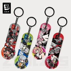 Sunsyea Zenless Zone Zero Official Merch miHoYo Original LD Fingertip Skateboard Keychain Badge Gentle House Anby Billy