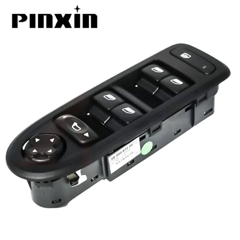 

PinXin 98060866ZE For Peugeot 208 308 408 508 2010 2011 2012 2013 Master Electric Window Lifter Control Switch Button 96666289ZE