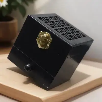 

Wooden Incense Box Holder Vintage Decor Aromatherapy Relaxation Home Office Meditation Incense Burner Storage Container
